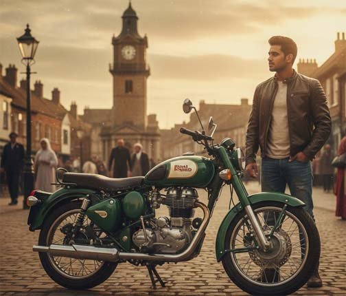 Royal Enfield Classic 350 Riding Royal Enfield Classic 350