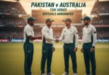 Pakistan vs Australia T20I series officials announced Pakistan v Australia T20