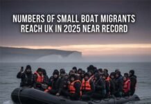 Numbers of small boat migrants reach UK in 2025 near record small boat migrants